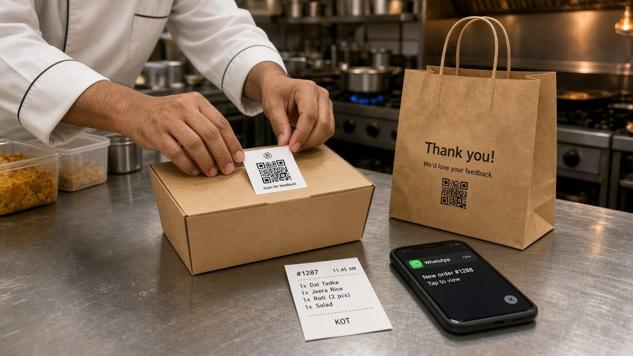 Kitchen packs + QR sticker
